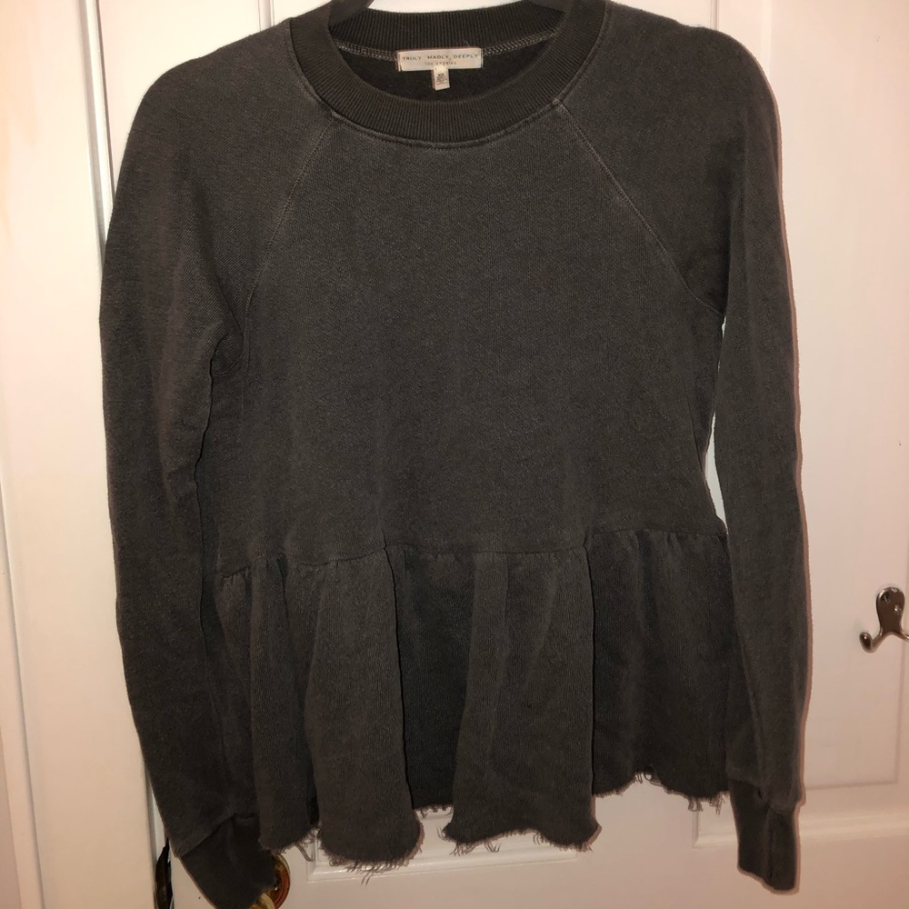 Urban Outfitters Peplum Sweatshirt